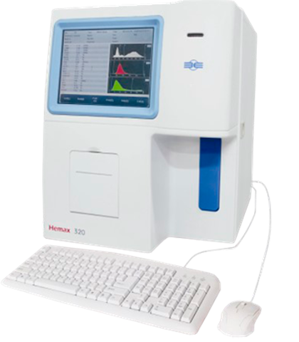 Анализатор гематологический автоматический HEMAX 320  с набором реагентов (2700 опр.)