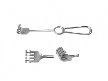 Крючок хирургический МИЗ-В К-29 четырехзубый тупой № 4