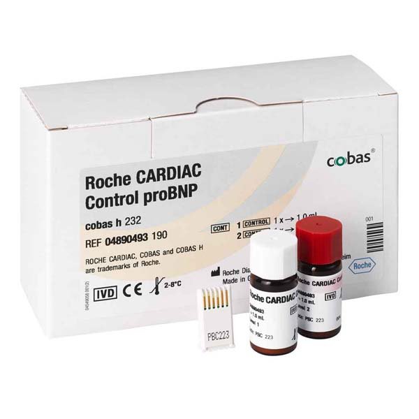 Контрольный материал для проверки качества тест-полосок CARDIAC CONTROL PRO BNP ROCHE, Германия