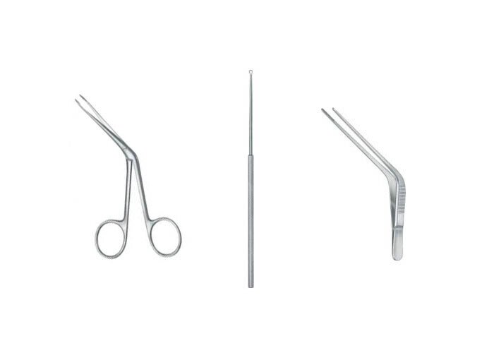Набор инструментов для удаления инородных тел из ЛОР органов