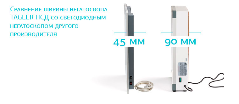 Светодиодный негатоскоп TAGLER НСД-1 сравнение
