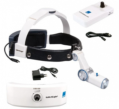 Налобный осветитель HiLight LED H-800 KaWe. Набор 3 (2 аккумулятора на пояс и на голову)