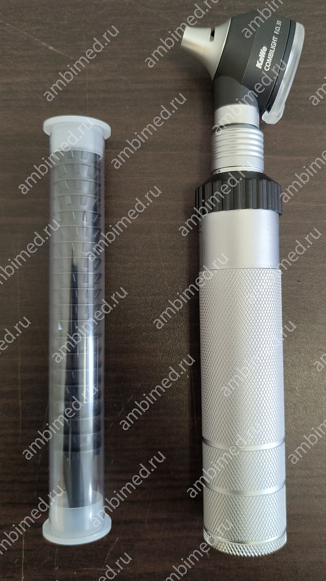 отоскоп kawe комбилайт f.o. 30 led - 3,5в фото